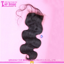 Popular silk base body wave 100%peruvian virgin hair lace closure hot sale virgin peruvian hair lace closures